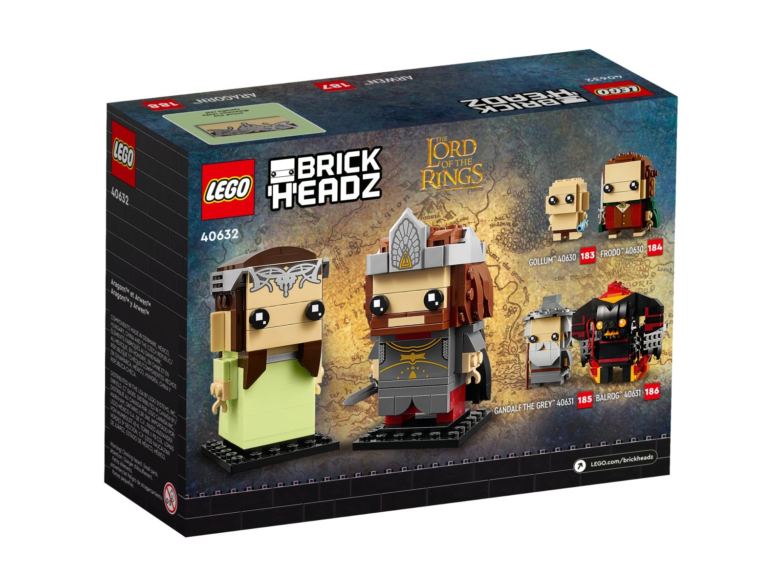 LEGO BrickHeadz Aragorn™ i Arwena™ 40632