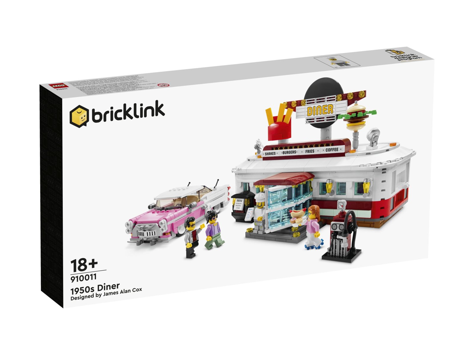 LEGO BrickLink Restauracja z lat pięćdziesiątych 910011