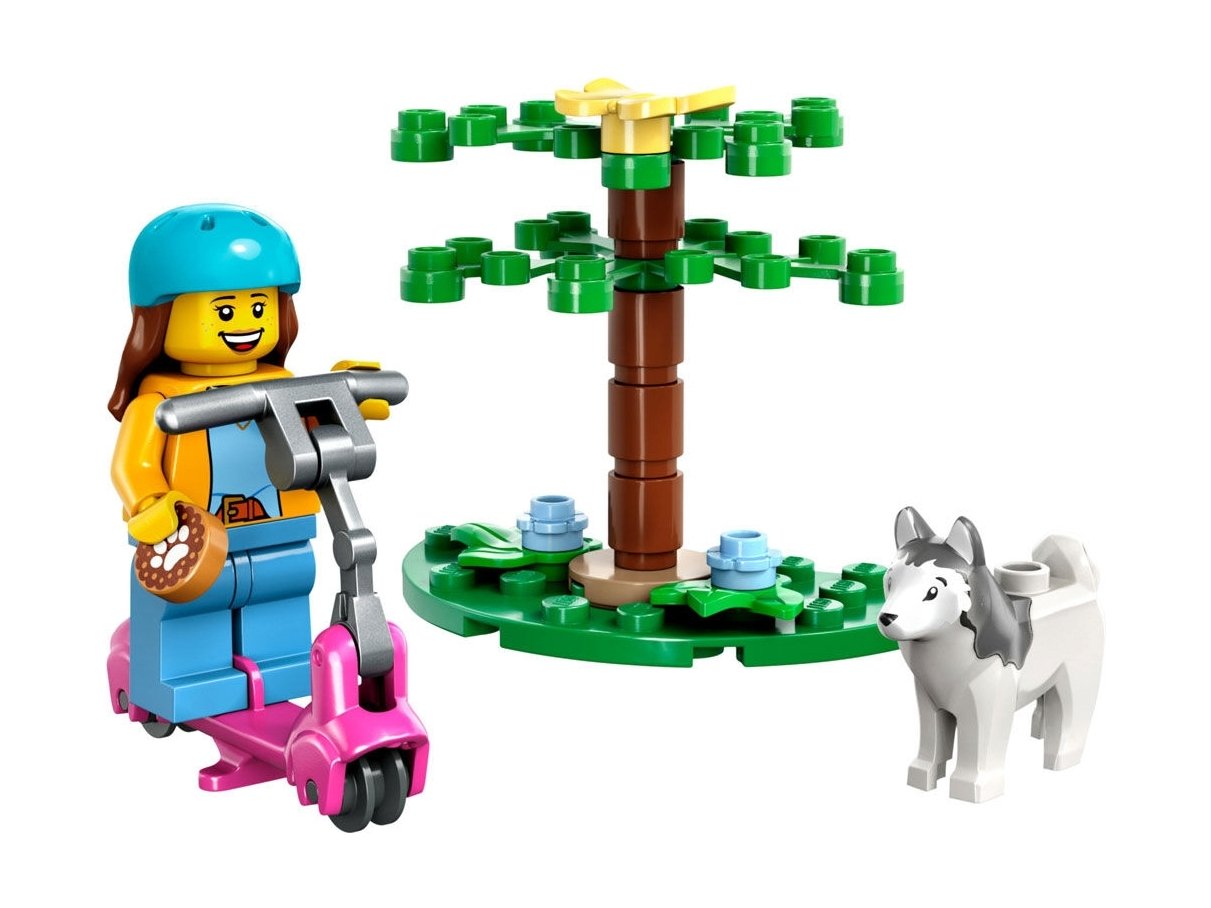 LEGO 30639 Wybieg dla psów i hulajnoga