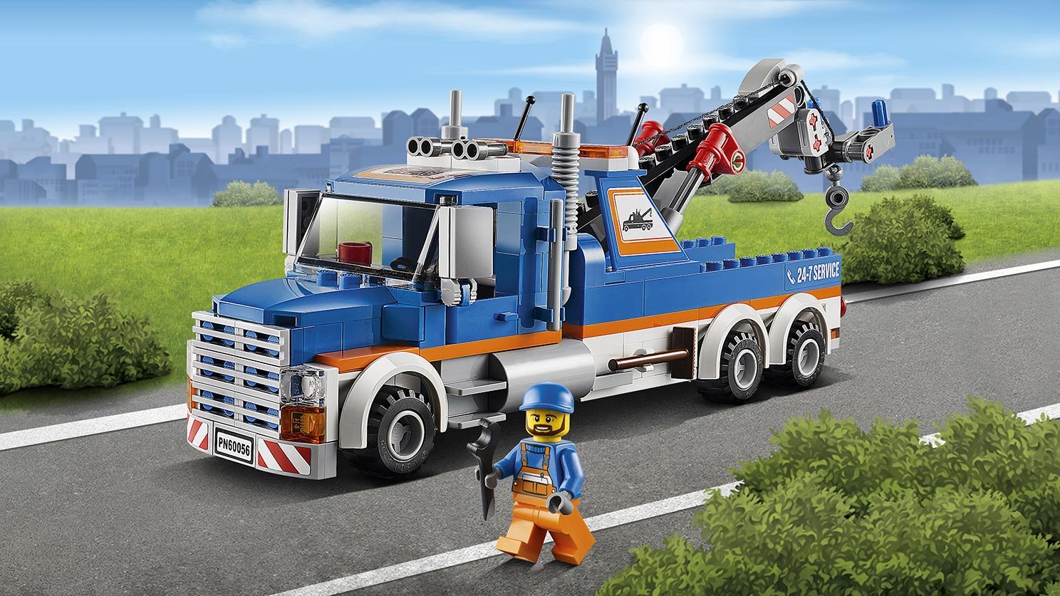 LEGO 60056 City Samochód pomocy drogowej zklocków.pl