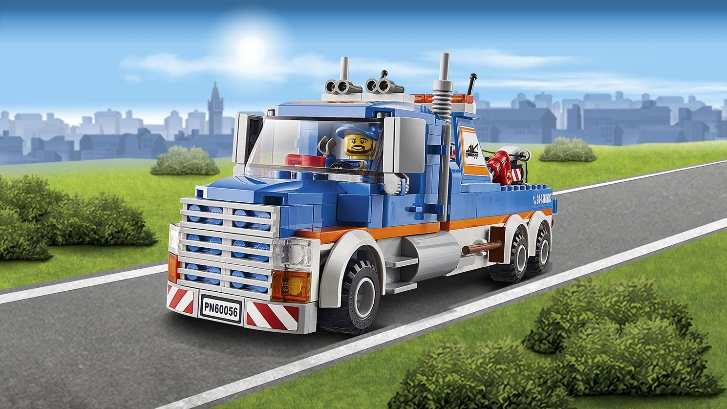 LEGO 60056 City Samochód pomocy drogowej zklocków.pl