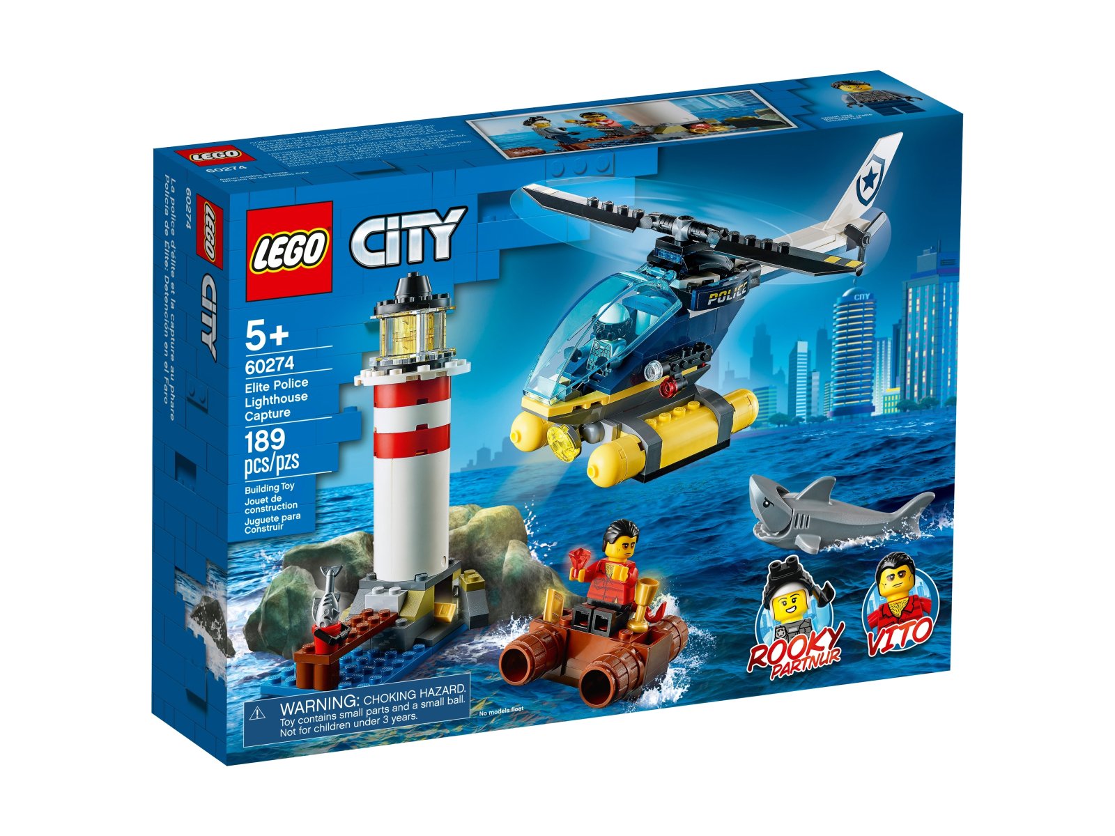 LEGO City 60274 Policja specjalna i zatrzymanie w latarni morskiej