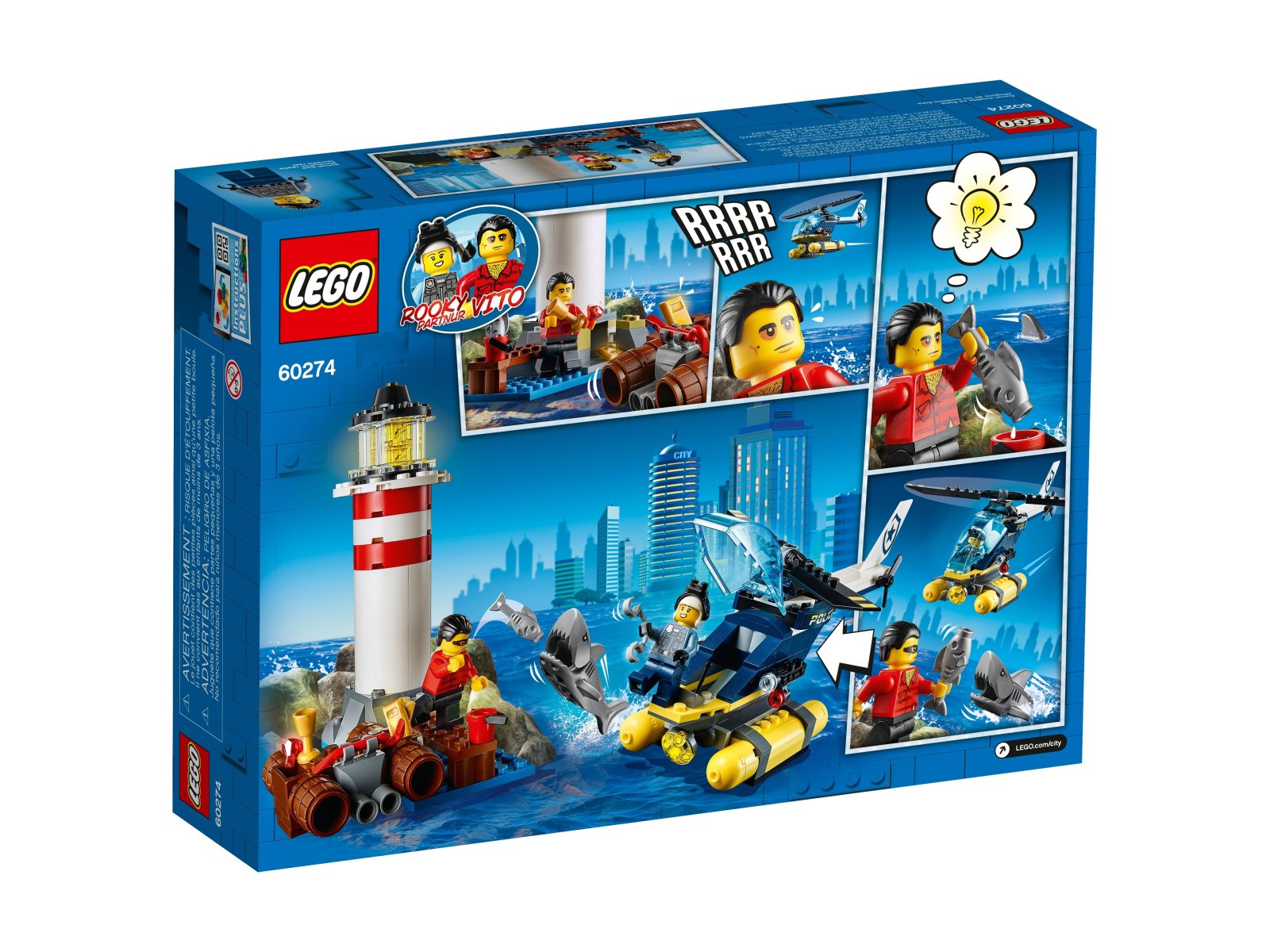 LEGO City 60274 Policja specjalna i zatrzymanie w latarni morskiej