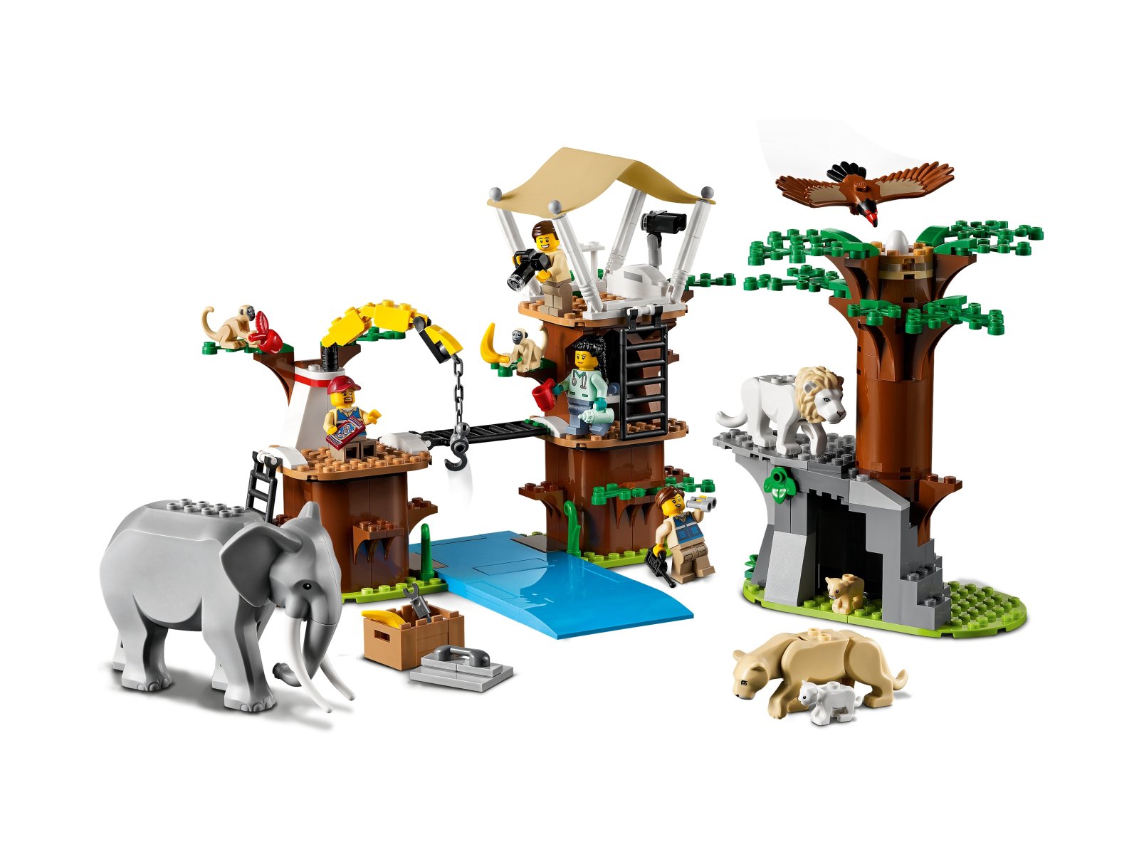 LEGO City 60307 Obóz ratowników dzikich zwierząt