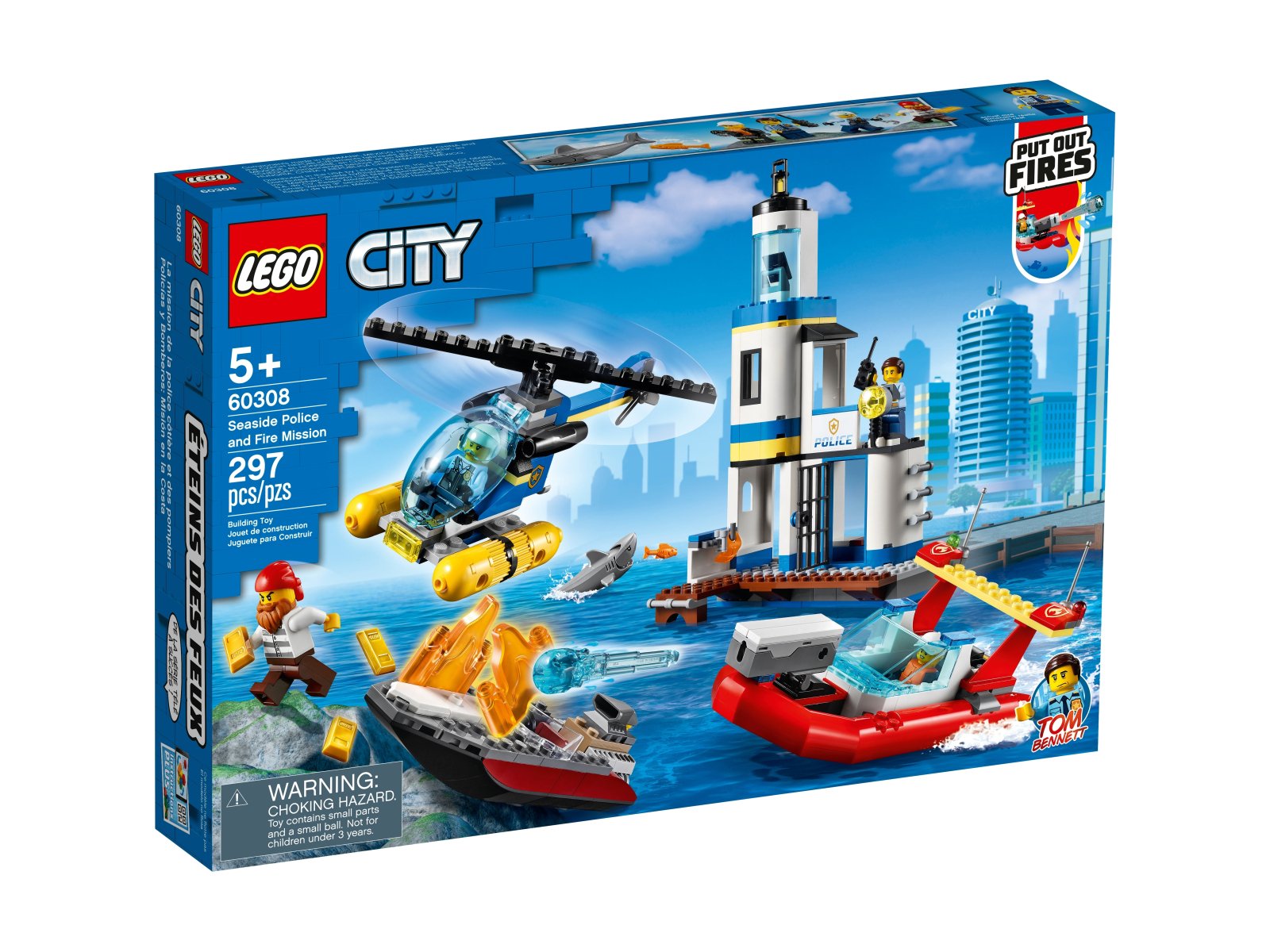LEGO 60308 City Akcja nadmorskiej policji i strażaków