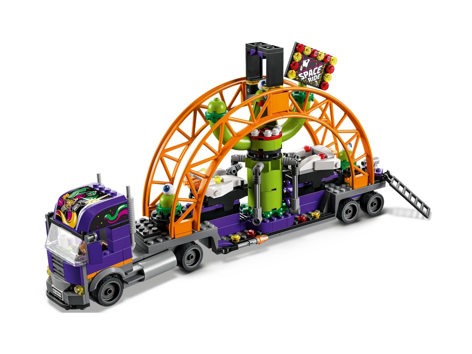 LEGO 60313 City Ciężarówka z kosmiczną karuzelą