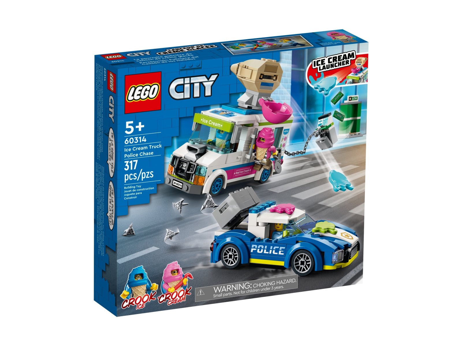 LEGO 60314 Policyjny pościg za furgonetką z lodami