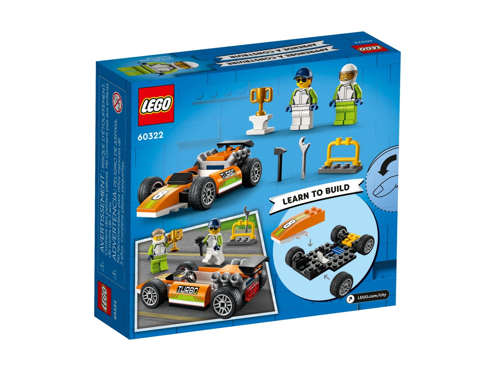 LEGO 60322 Samochód wyścigowy