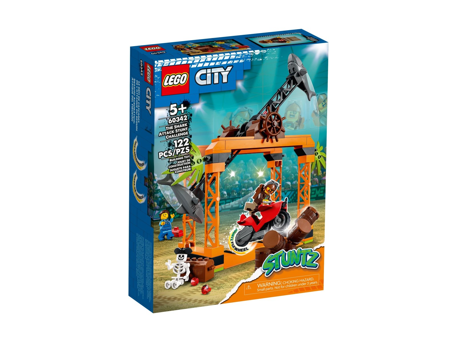 LEGO 60342 Wyzwanie kaskaderskie: atak rekina