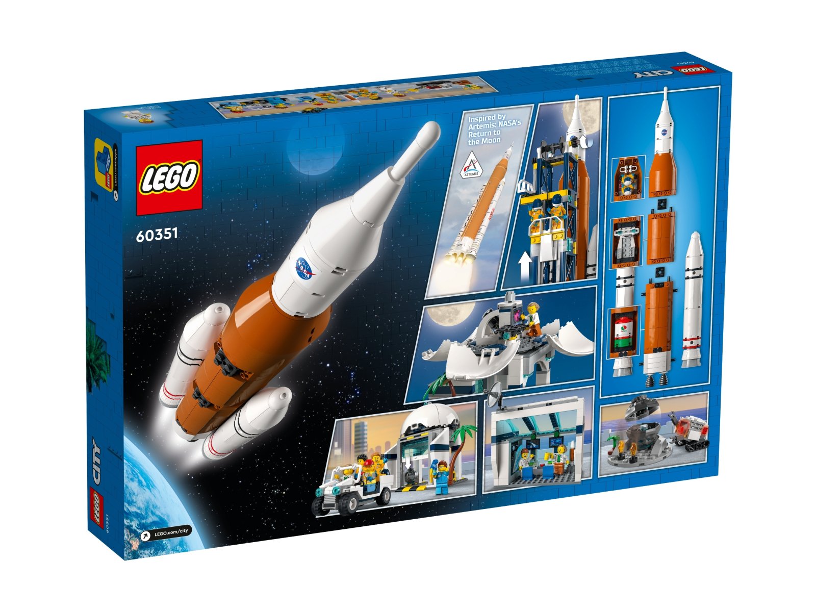 LEGO 60351 City Start rakiety z kosmodromu
