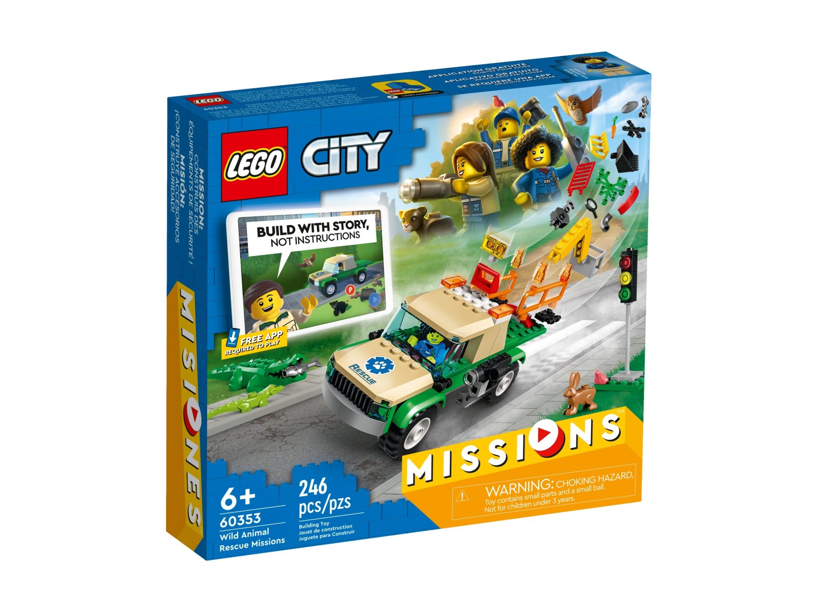 LEGO 60353 Misje ratowania dzikich zwierząt