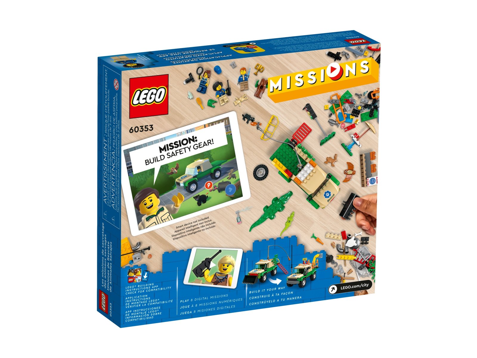 LEGO 60353 City Misje ratowania dzikich zwierząt