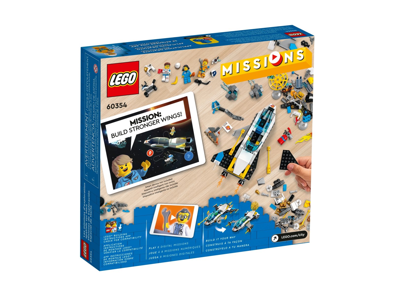 LEGO 60354 City Wyprawy badawcze statkiem marsjańskim