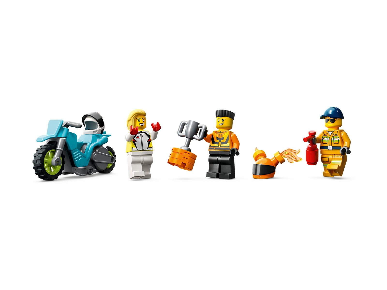 LEGO 60357 City Wyzwanie kaskaderskie — ciężarówka i ogniste obręcze