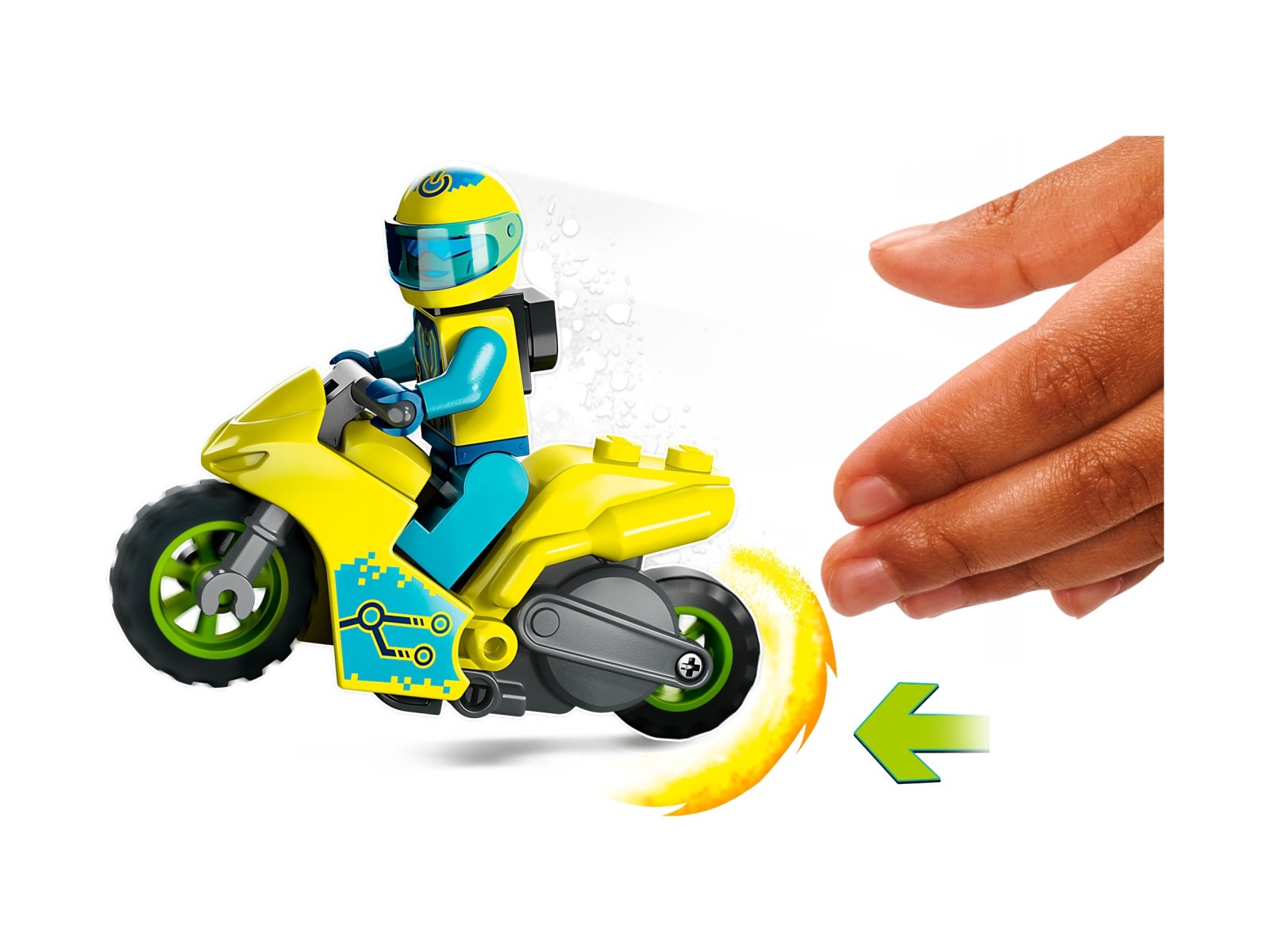 LEGO 60358 City Cybermotocykl kaskaderski