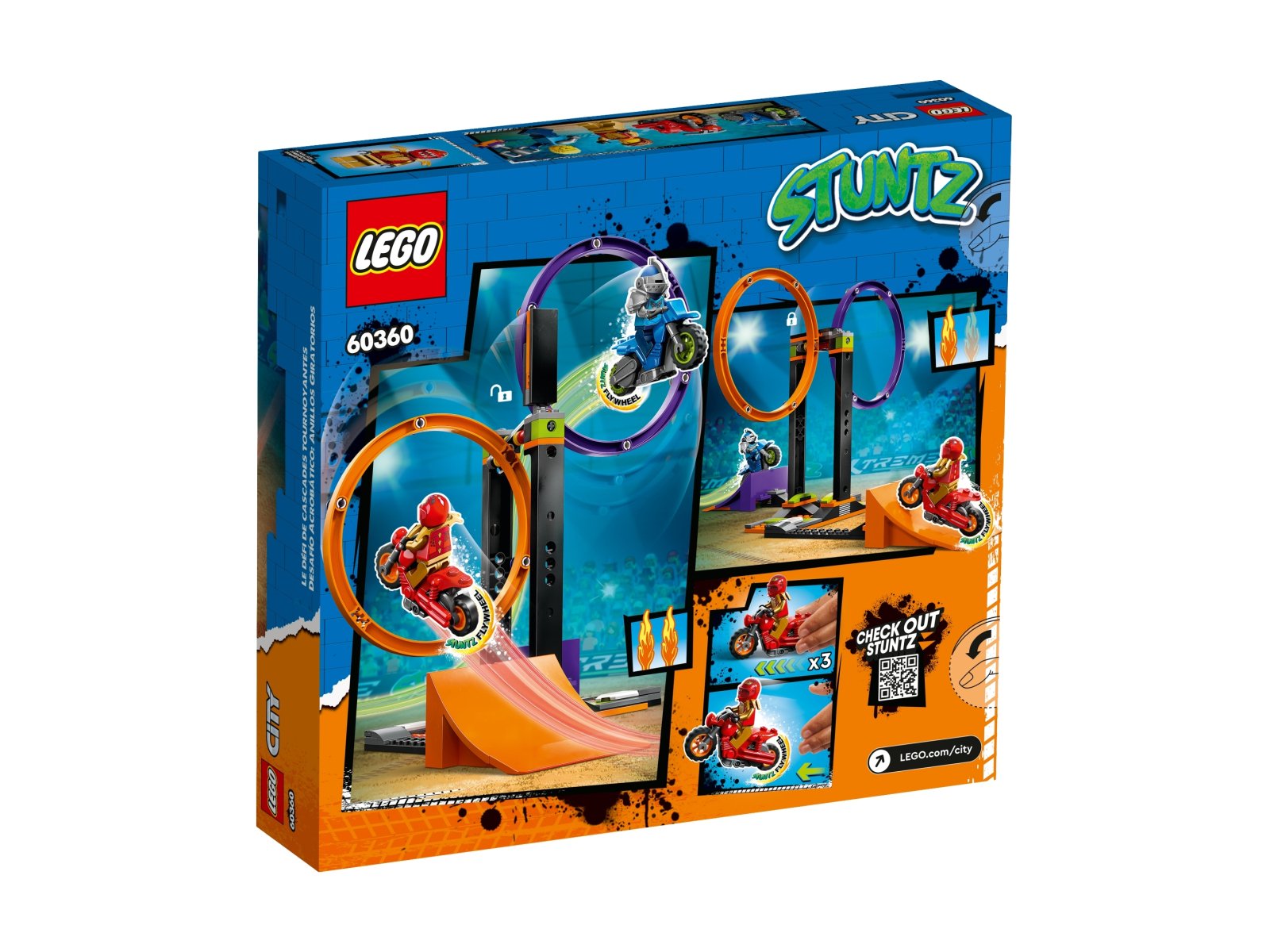 LEGO City 60360 Wyzwanie kaskaderskie – obracające się okręgi