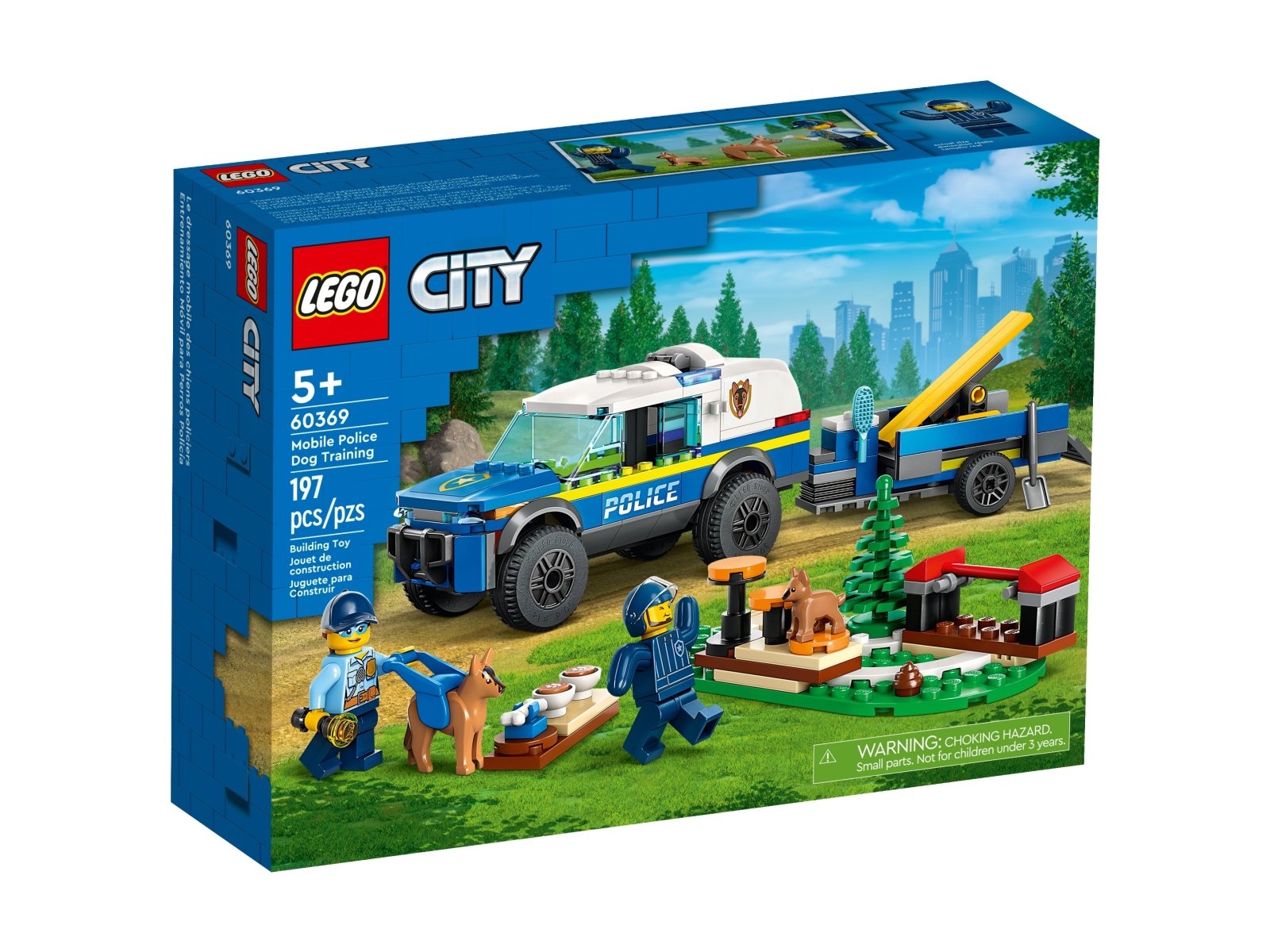 LEGO 60369 Szkolenie psów policyjnych w terenie