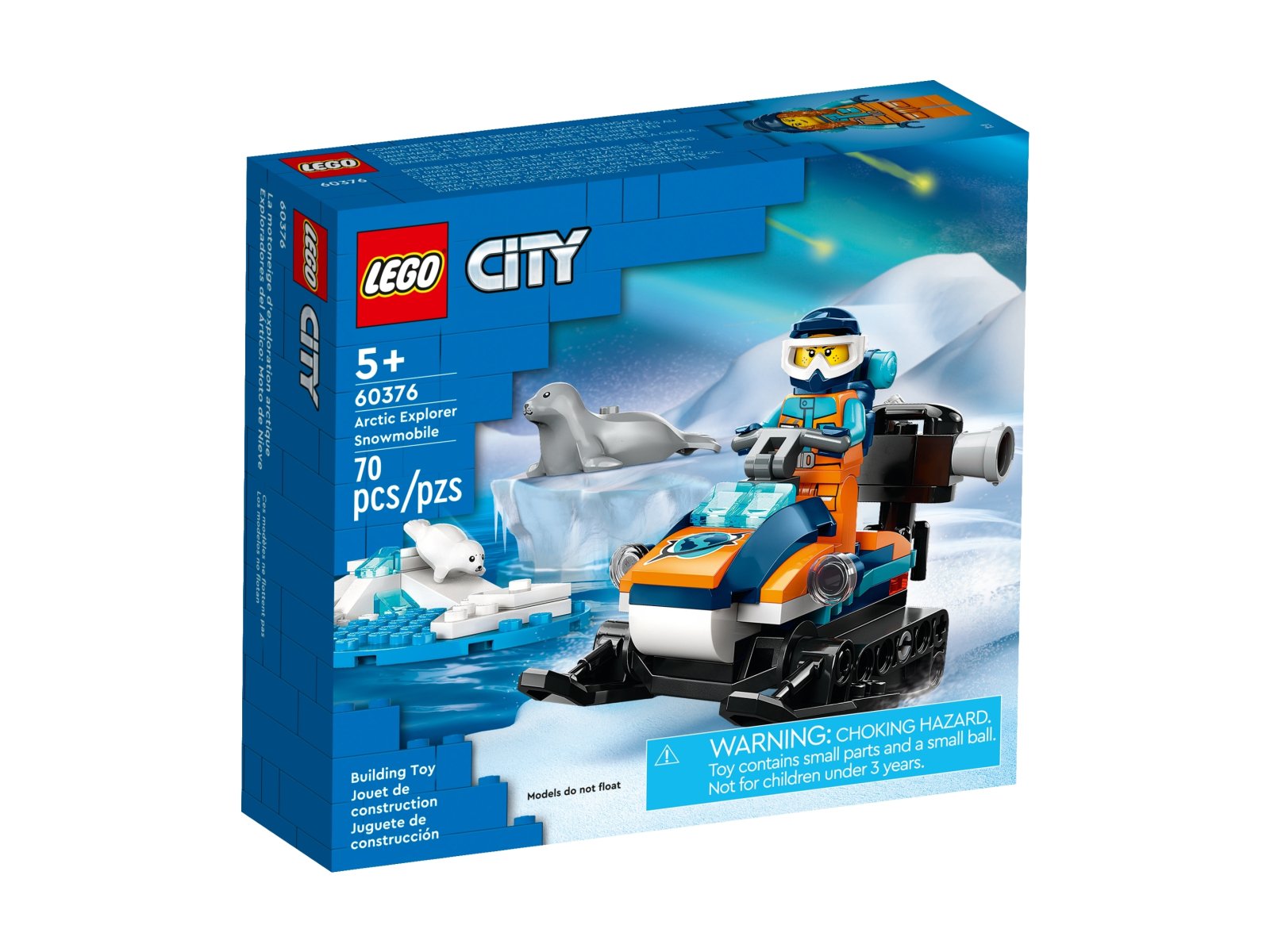 LEGO City Skuter śnieżny badacza Arktyki 60376