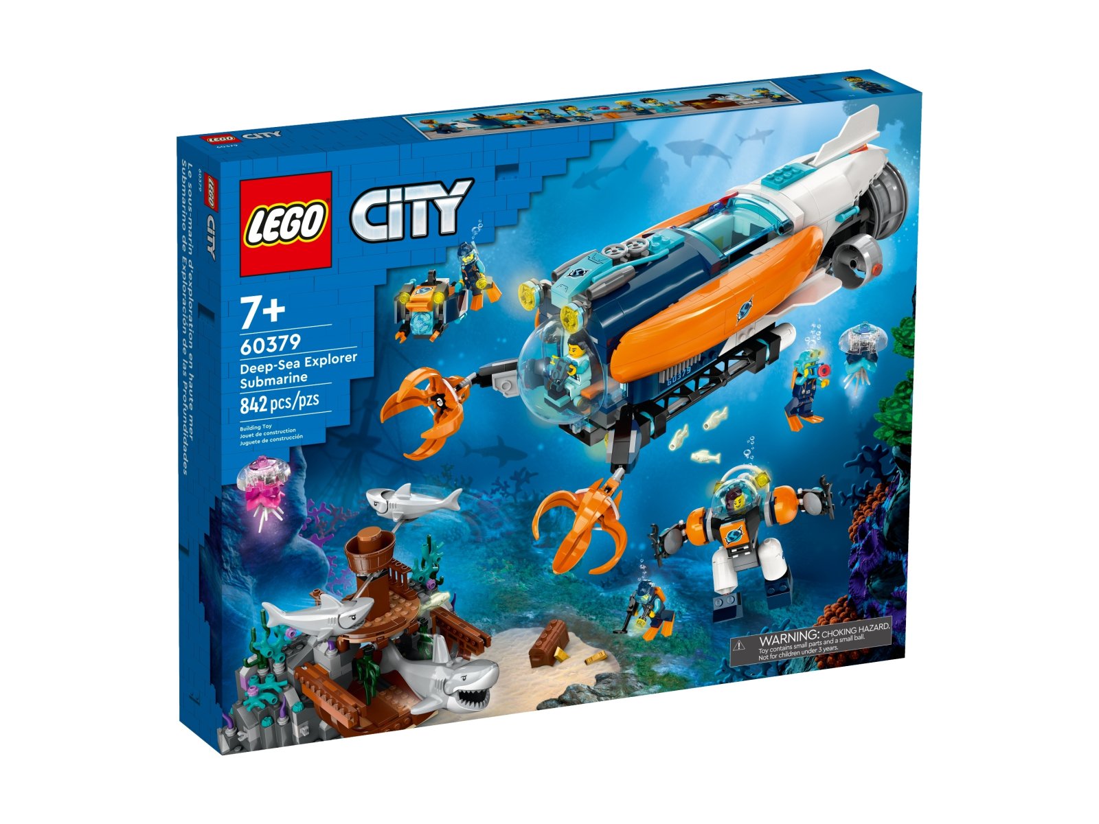 LEGO 60379 City Łódź podwodna badacza dna morskiego