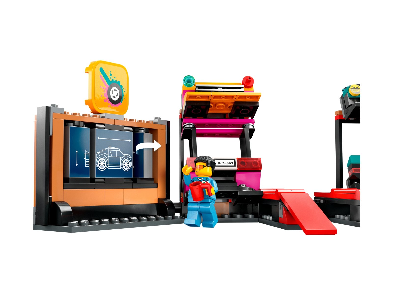 LEGO 60389 City Warsztat tuningowania samochodów