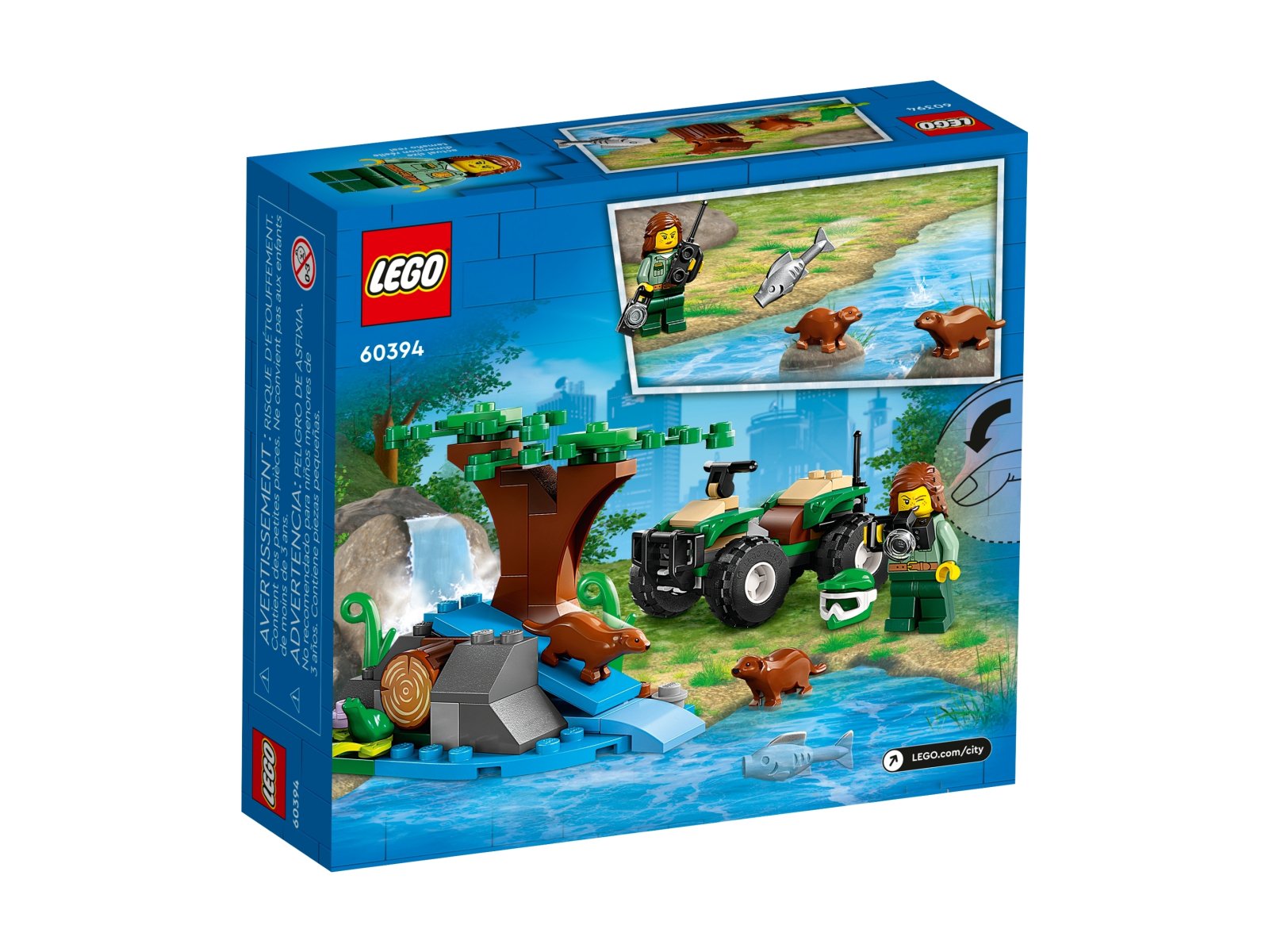 LEGO 60394 Quad i siedlisko wydry