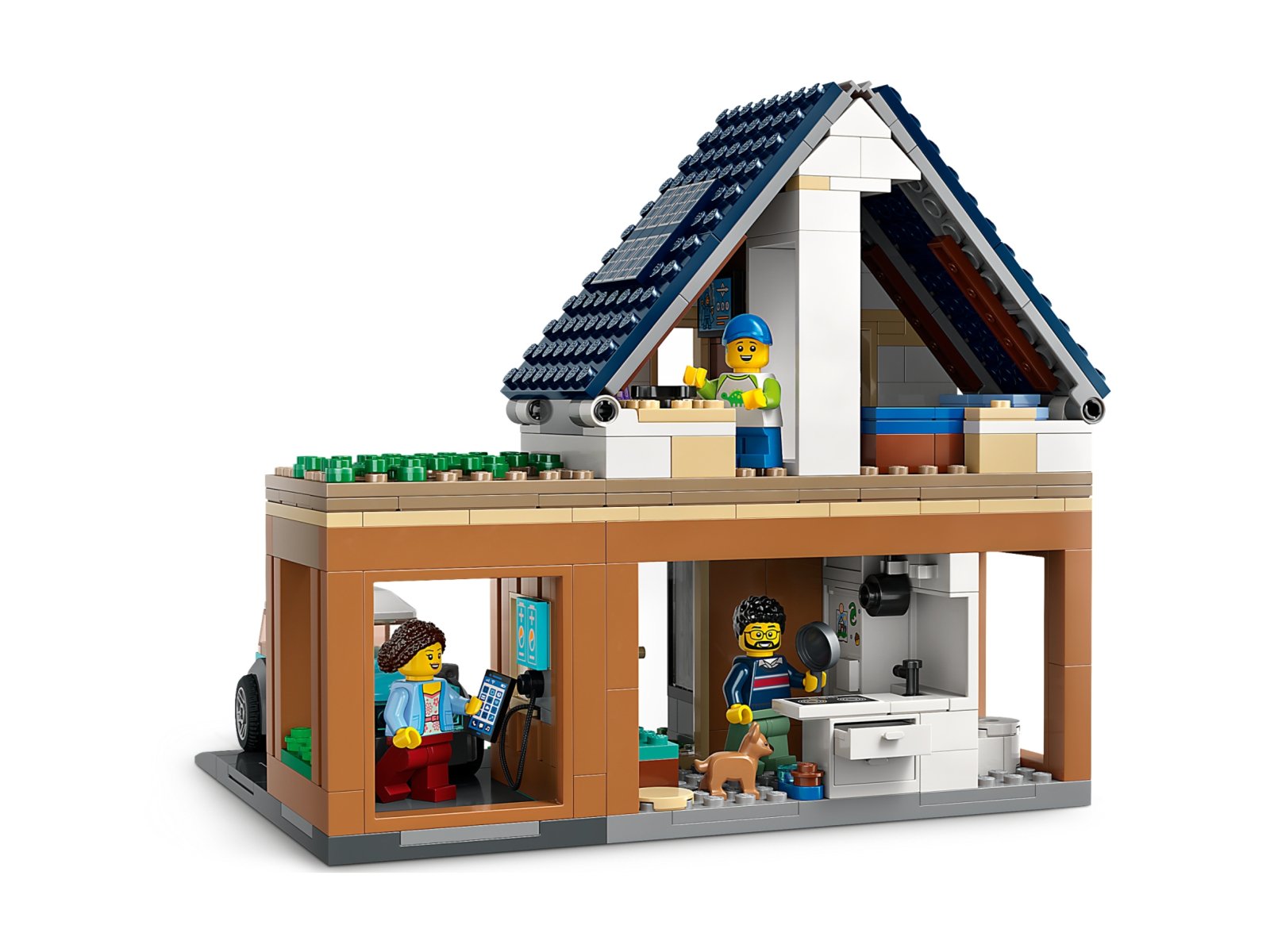LEGO City Domek rodzinny i samochód elektryczny 60398