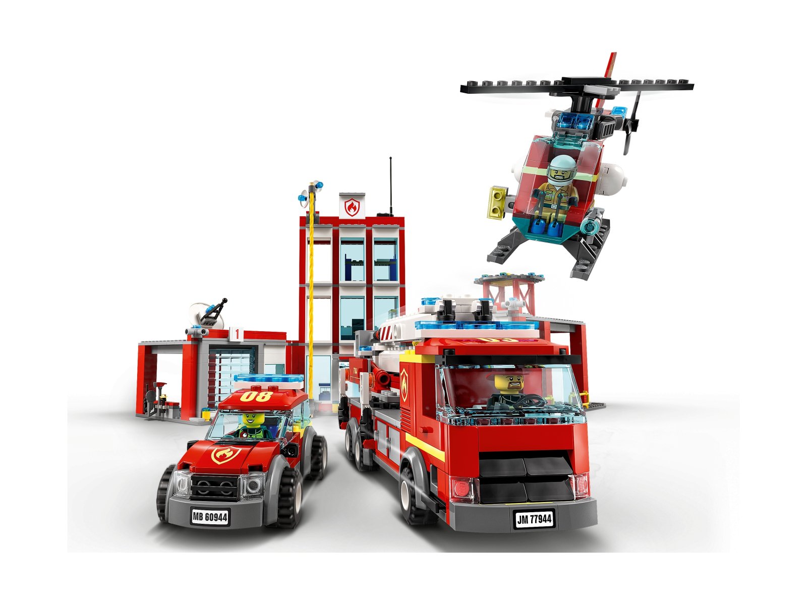 LEGO 77944 Remiza strażacka — kwatera główna