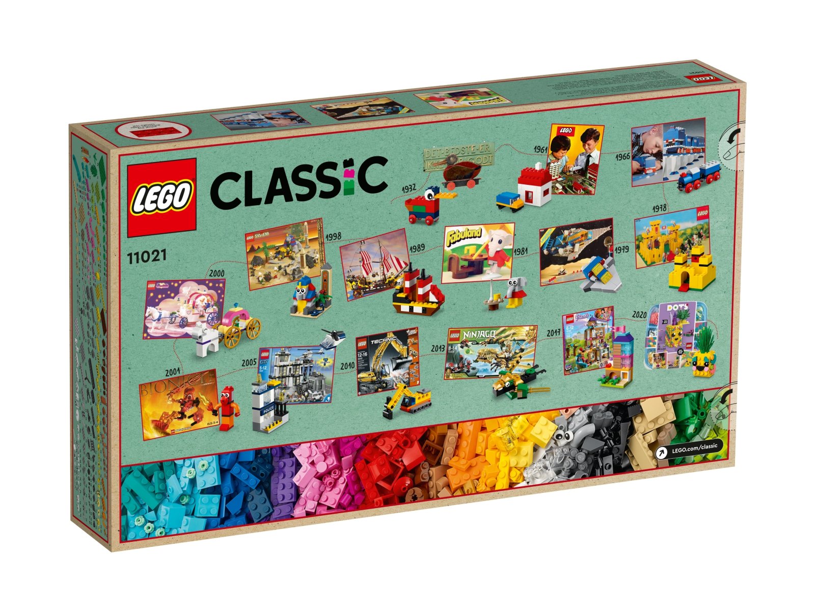 LEGO 11021 Classic 90 lat zabawy