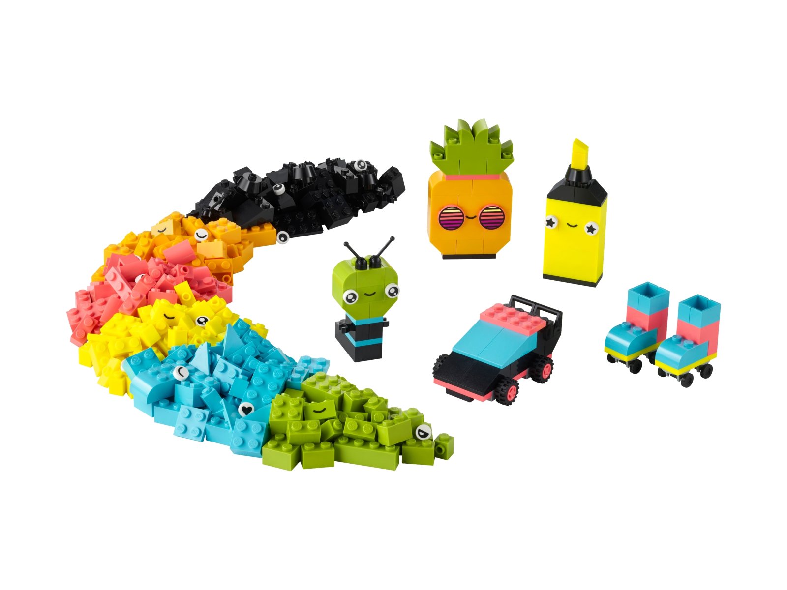 LEGO 11027 Classic Kreatywna zabawa neonowymi kolorami