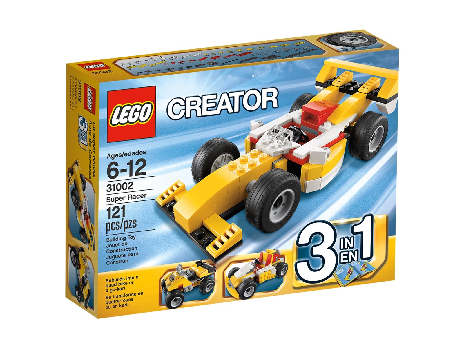 31002 LEGO Creator 3 w 1 Samochód wyścigowy