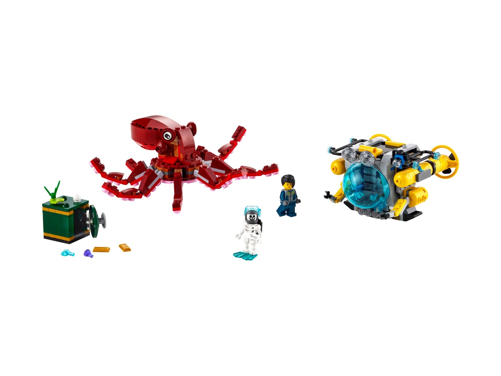 LEGO Creator 3 w 1 31130 Wyprawa po zatopiony skarb