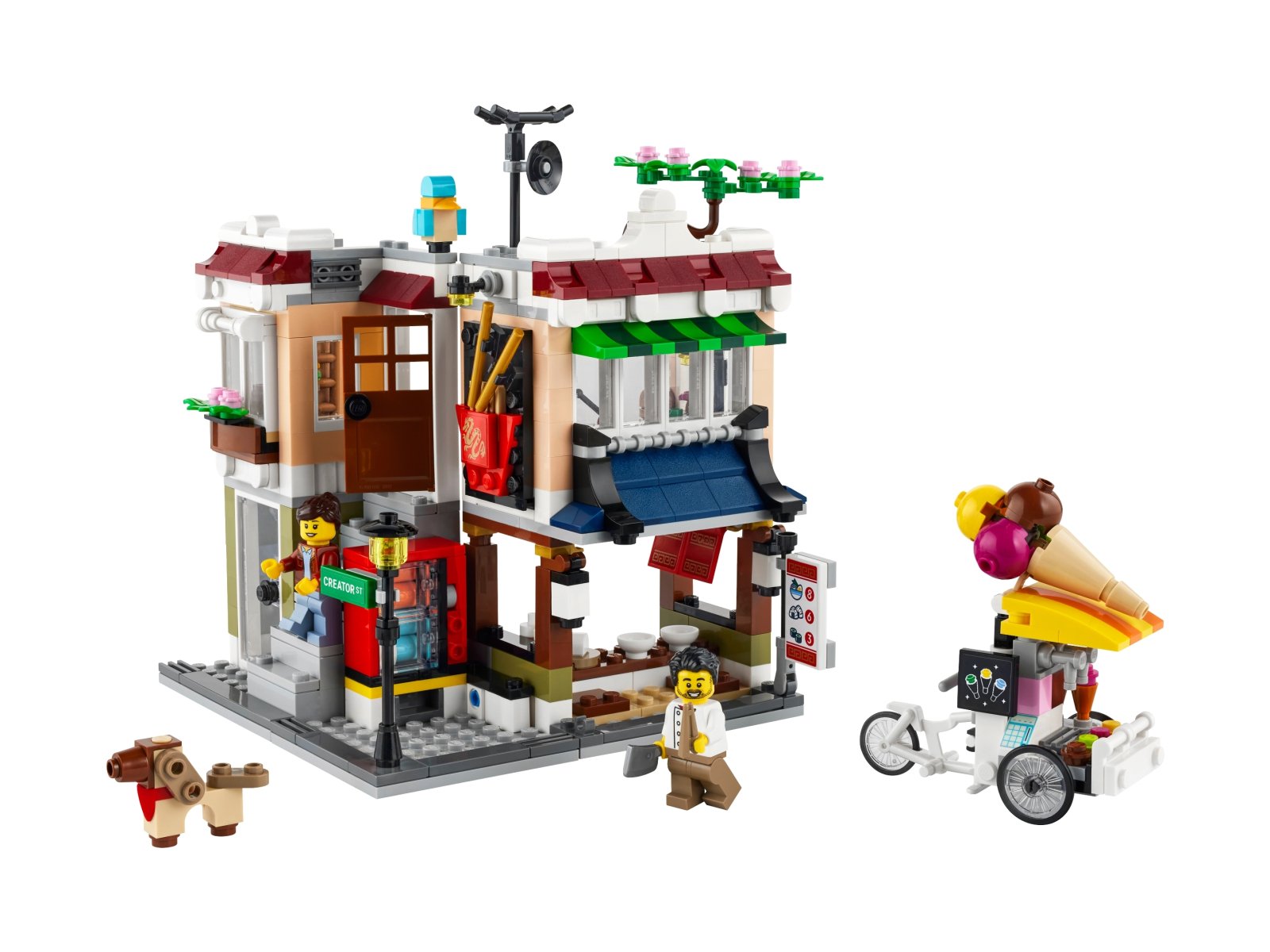 LEGO 31131 Sklep z kluskami w śródmieściu