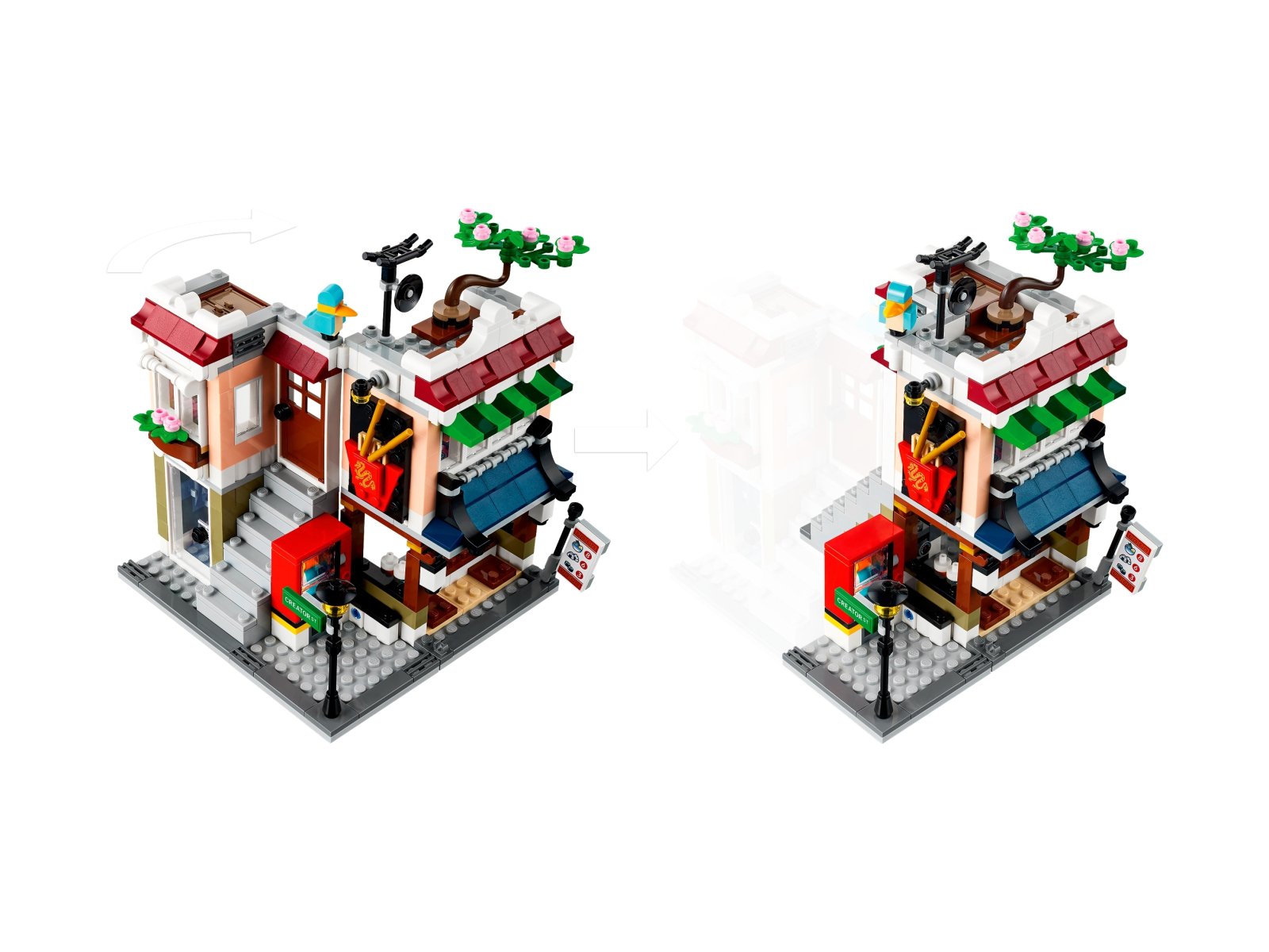 LEGO 31131 Creator 3 w 1 Sklep z kluskami w śródmieściu