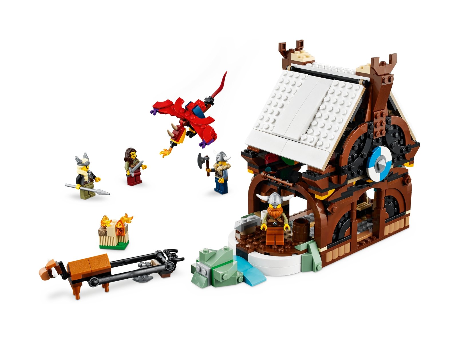 LEGO Creator 3 w 1 Statek wikingów i wąż z Midgardu 31132