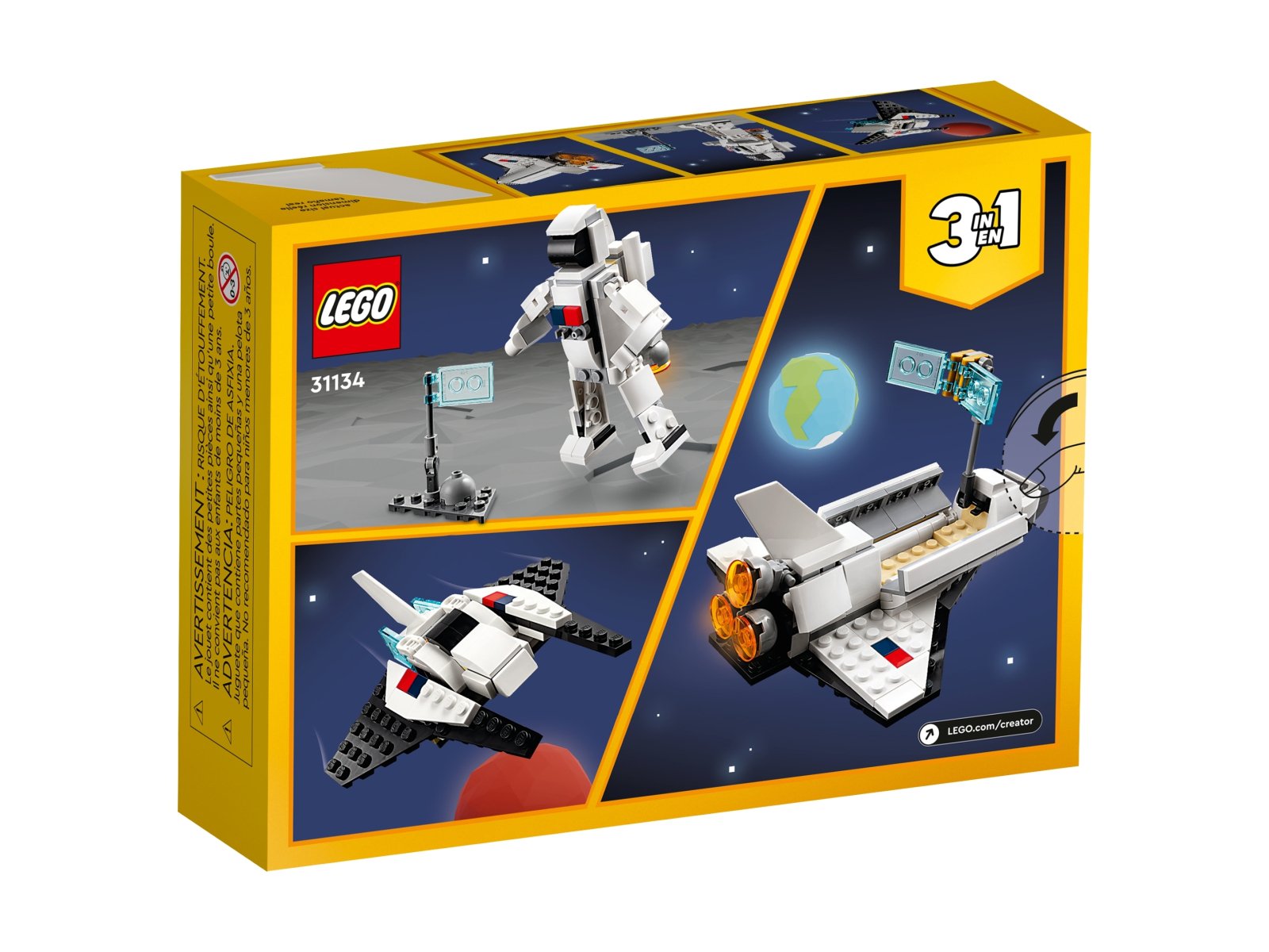 LEGO Creator 3 w 1 31134 Prom kosmiczny