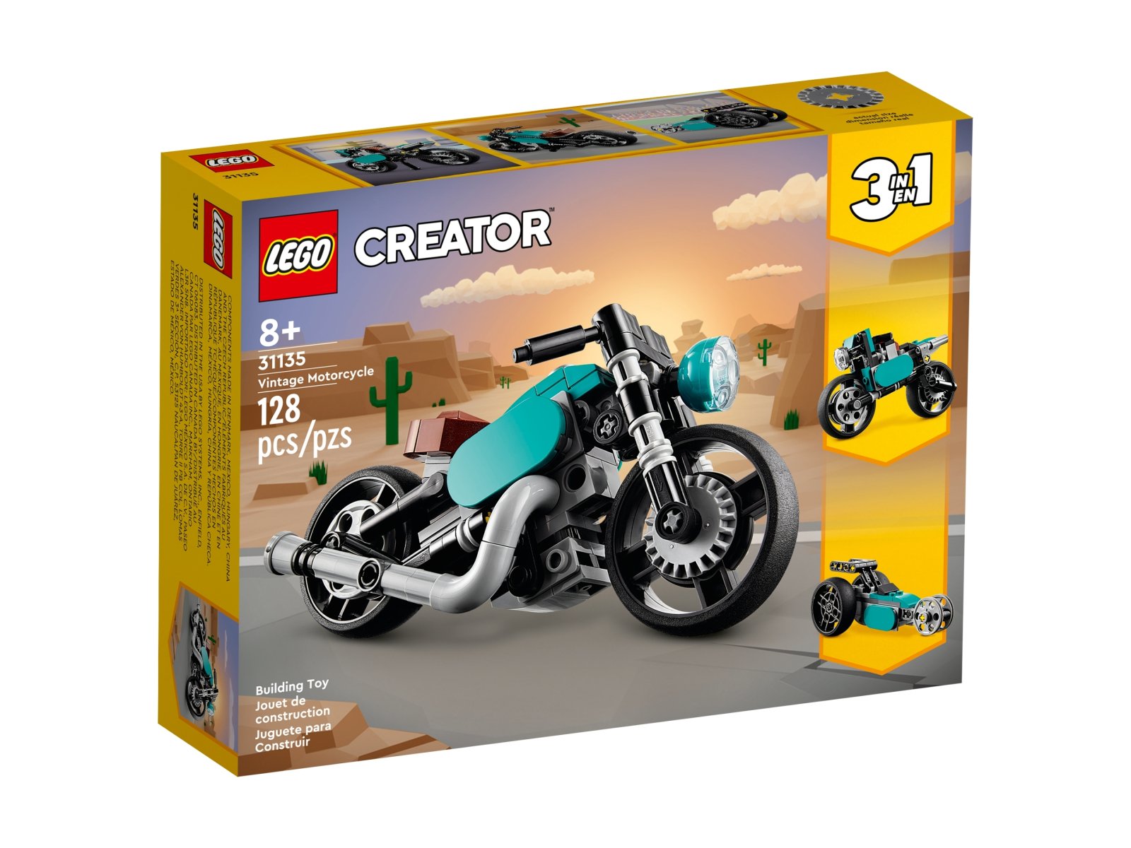 LEGO Creator 3 w 1 31135 Motocykl vintage