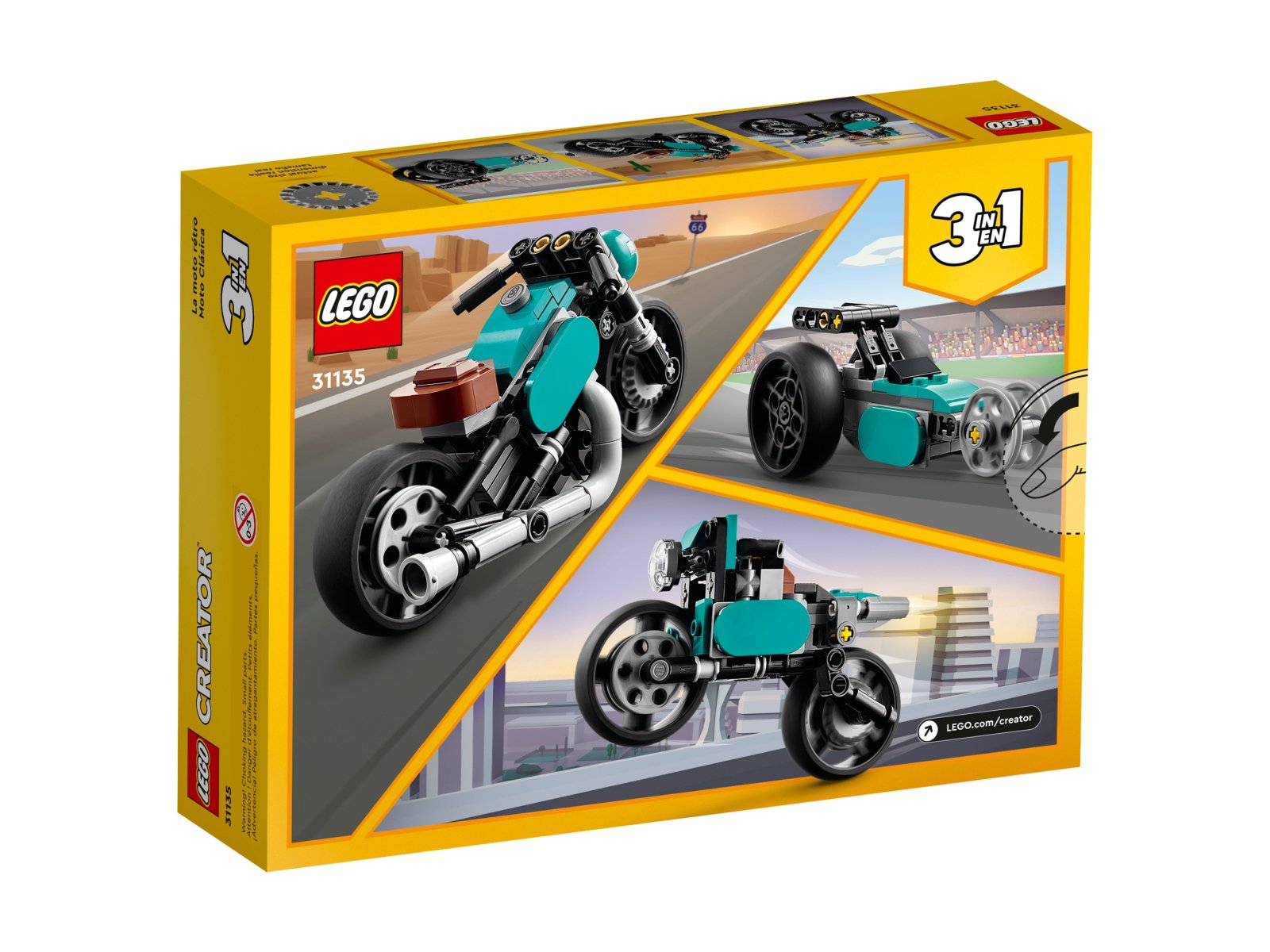 LEGO Creator 3 w 1 Motocykl vintage 31135