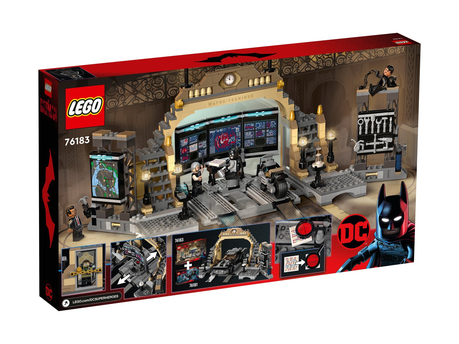 LEGO 76183 DC Jaskinia Batmana™: pojedynek z Człowiekiem-zagadką™