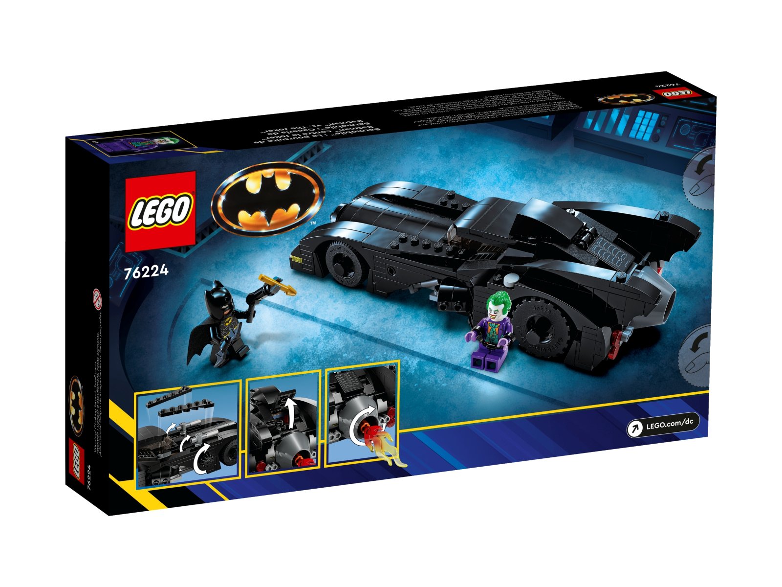 LEGO 76224 Batmobil™: Pościg Batmana™ za Jokerem™