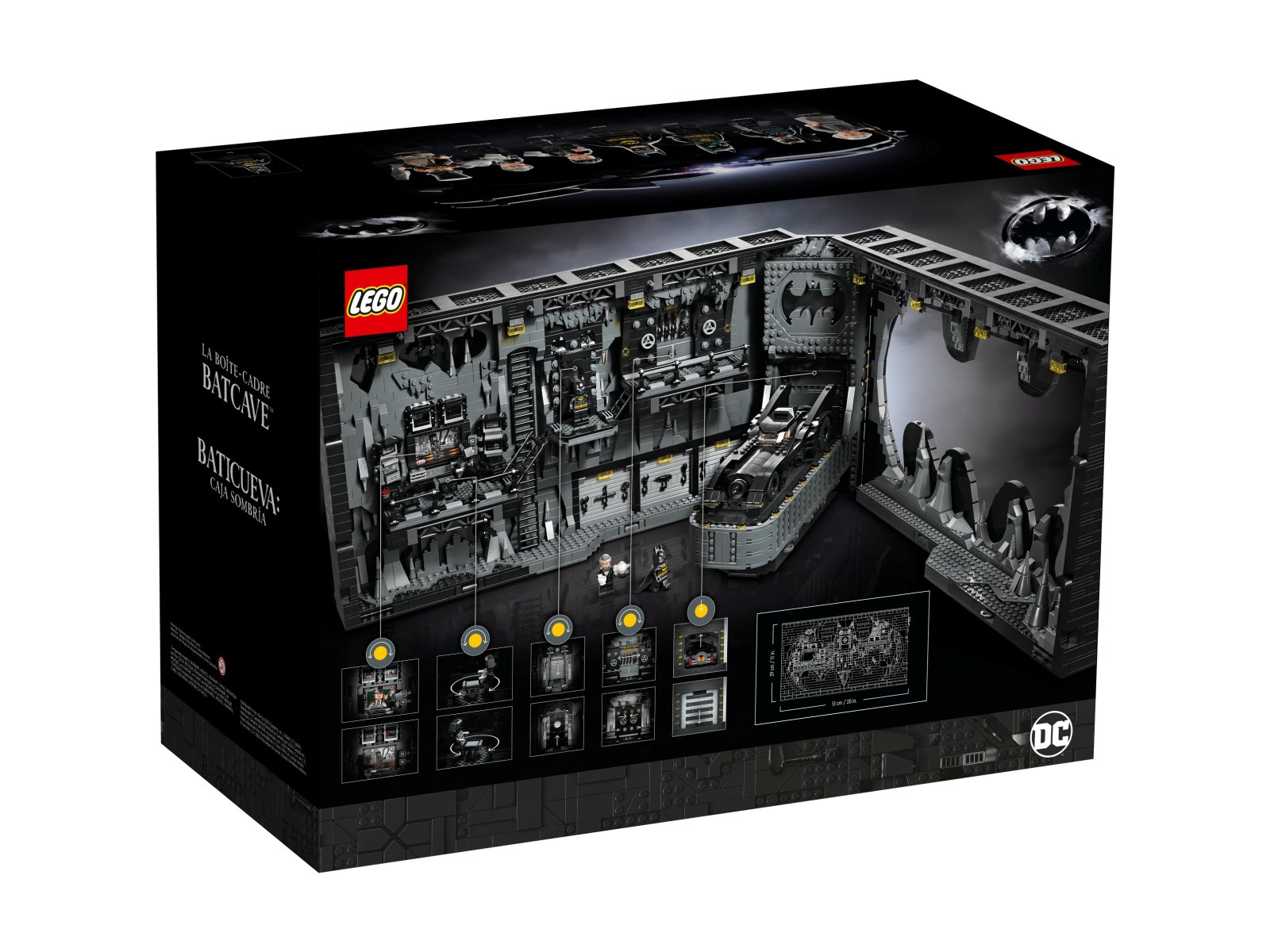 LEGO DC 76252 Jaskinia Batmana™ w ramce