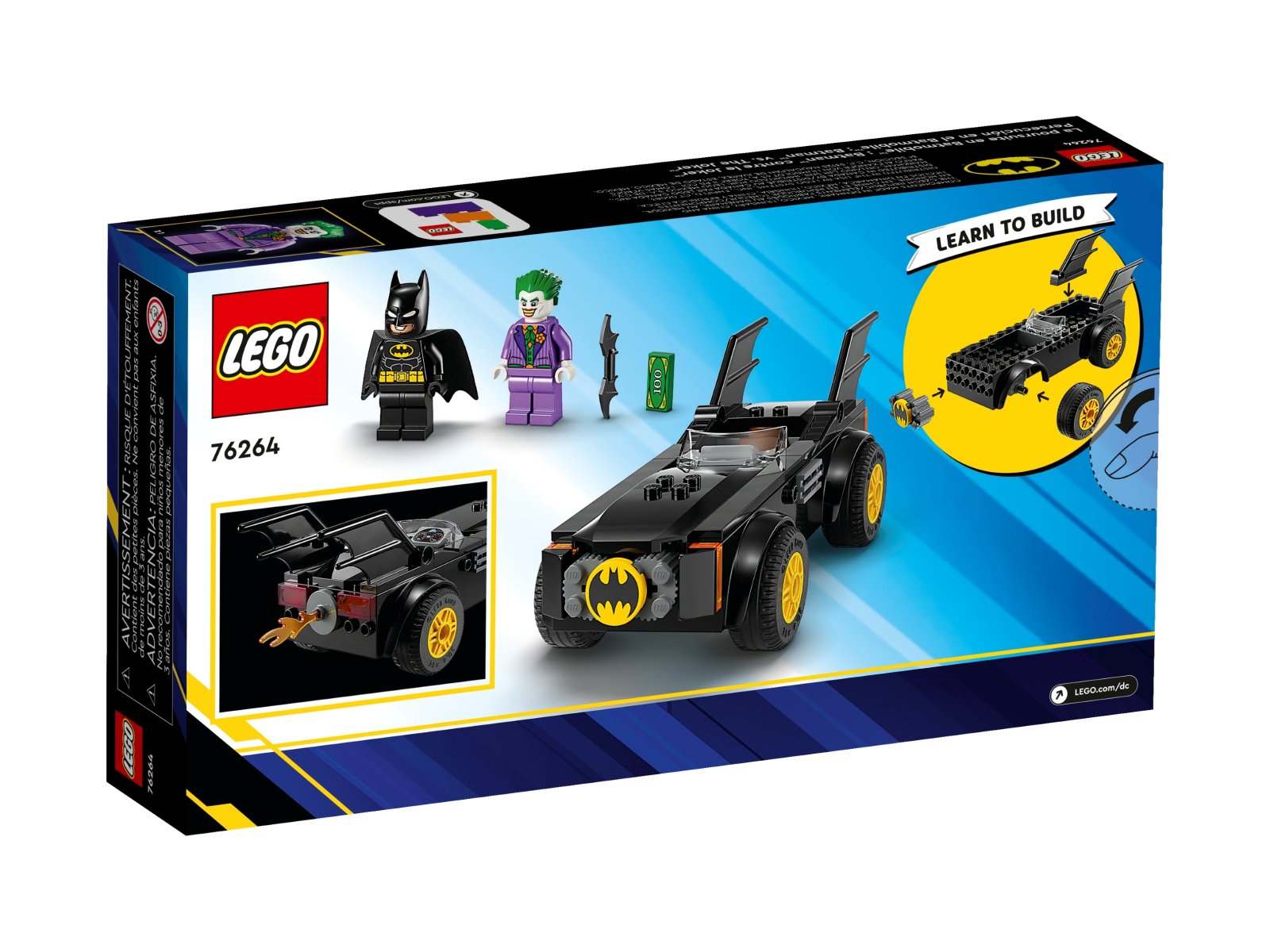 LEGO DC 76264 Batmobil™ Pogoń: Batman™ kontra Joker™