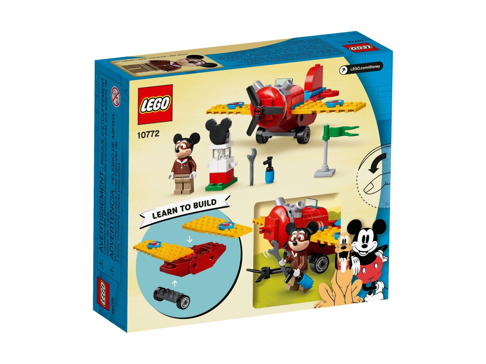 LEGO Disney Samolot śmigłowy Myszki Miki 10772