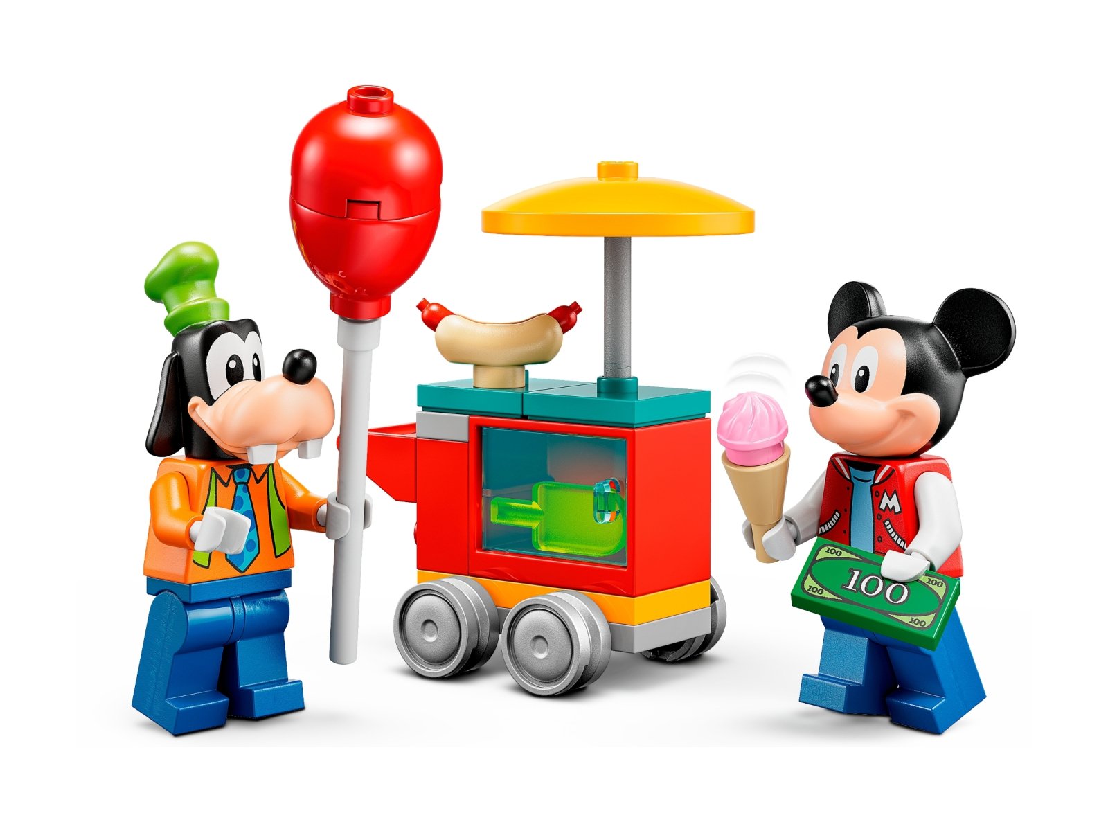LEGO Disney 10778 Miki, Minnie i Goofy w wesołym miasteczku