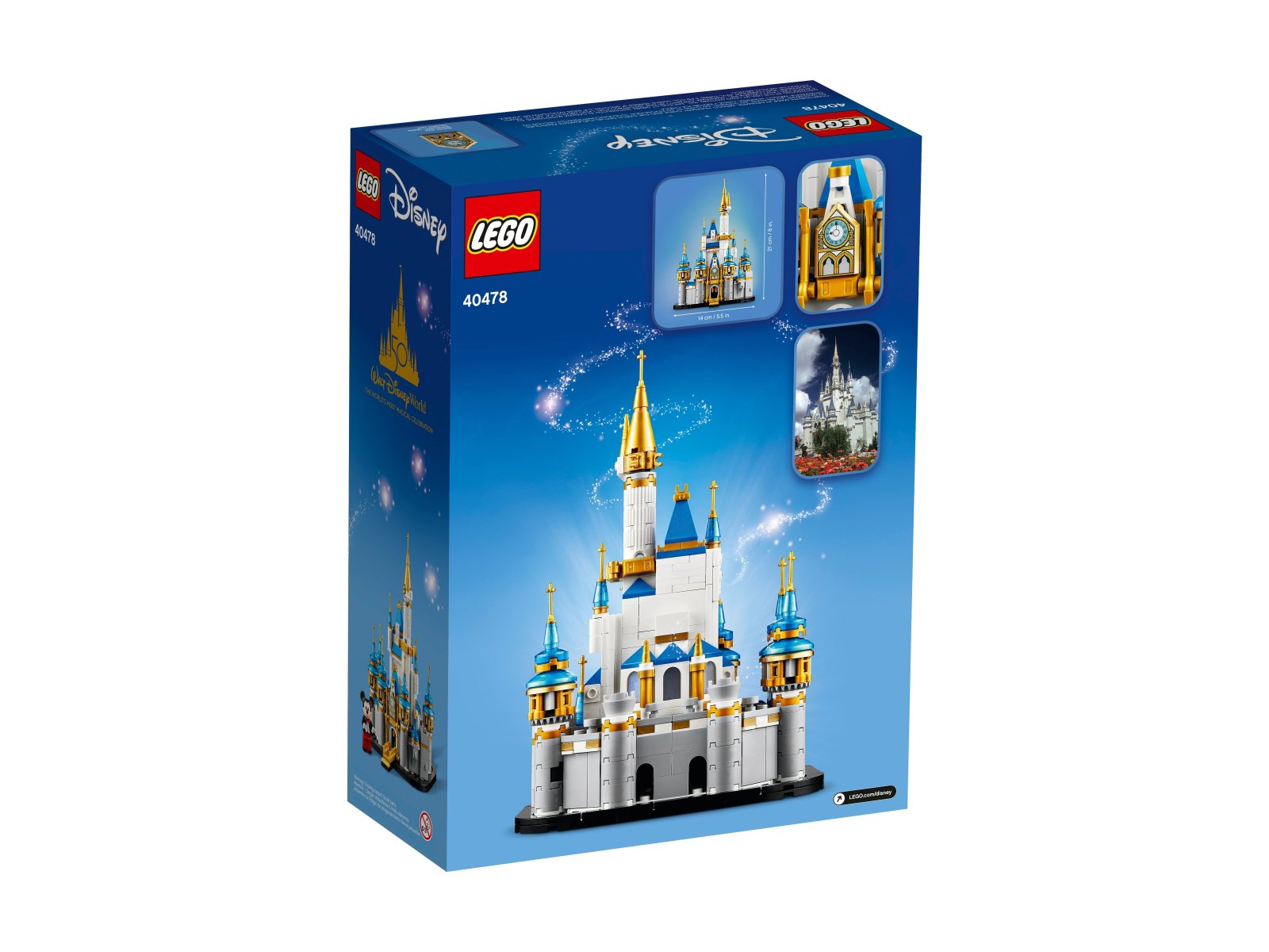 LEGO 40478 Disney Miniaturowy zamek Disneya