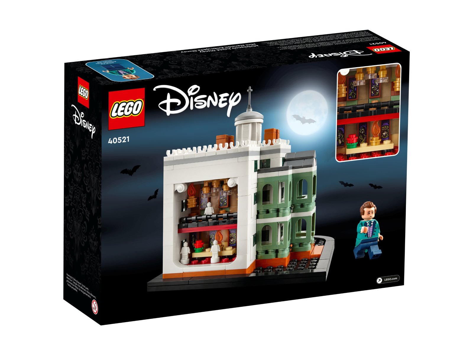 LEGO Disney 40521 Miniaturowa nawiedzona rezydencja Disneya