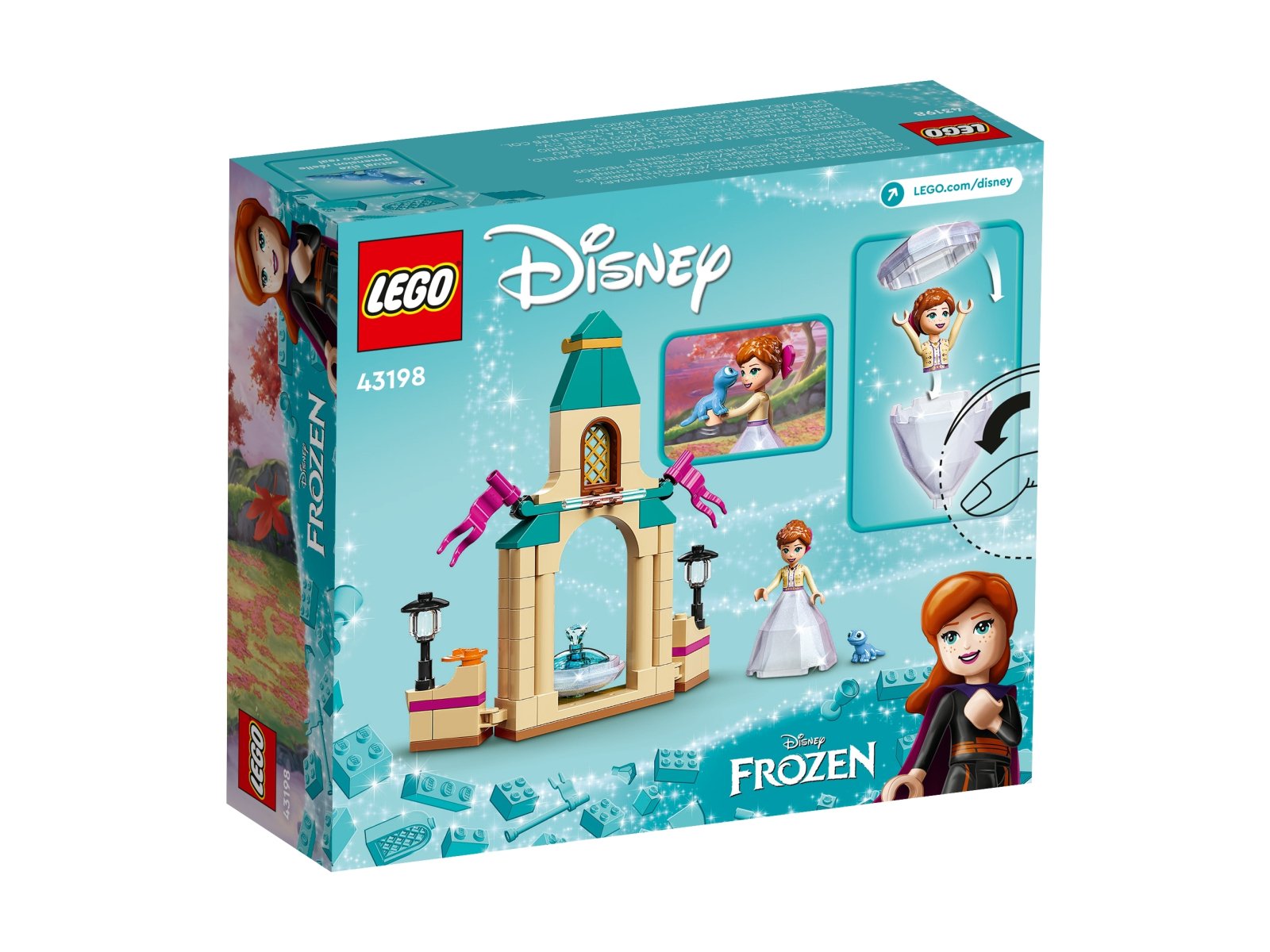 LEGO Disney 43198 Dziedziniec zamku Anny