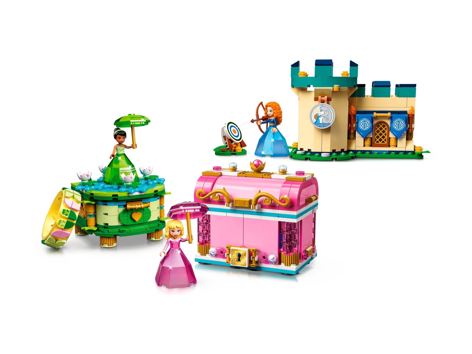 LEGO Disney Zaklęte twory Aurory, Meridy i Tiany 43203