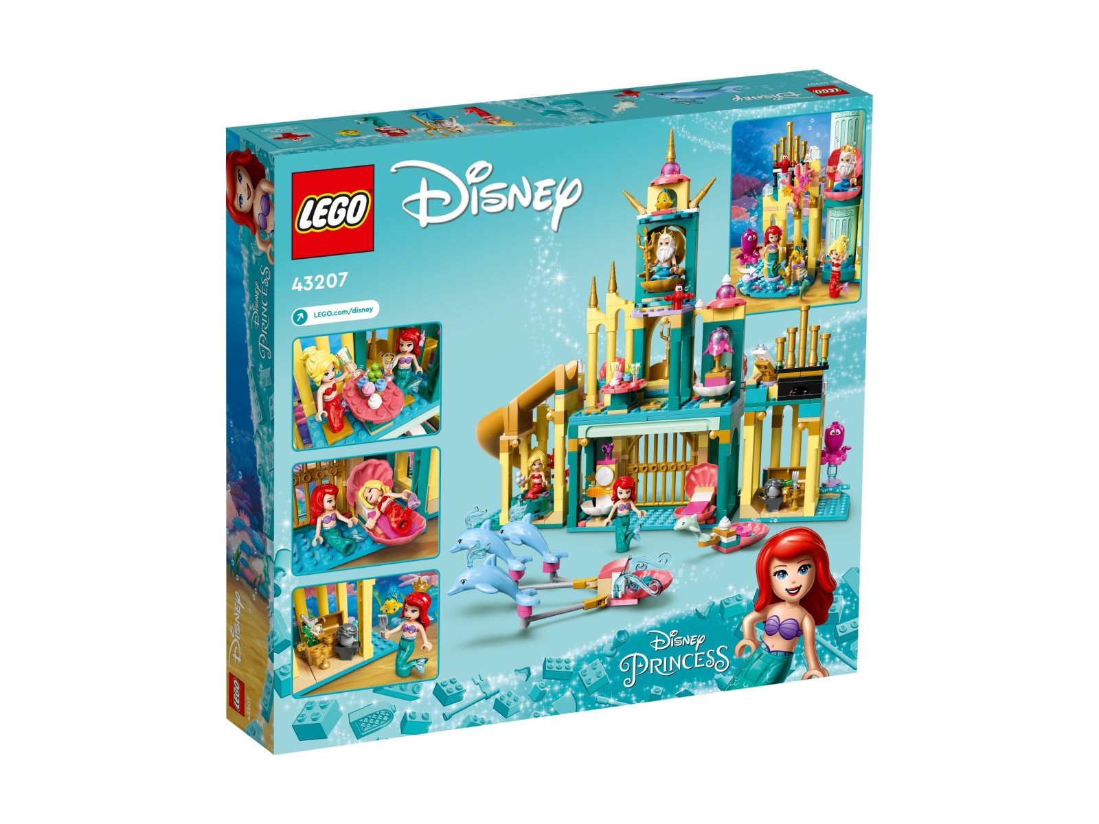 LEGO Disney Podwodny pałac Arielki 43207