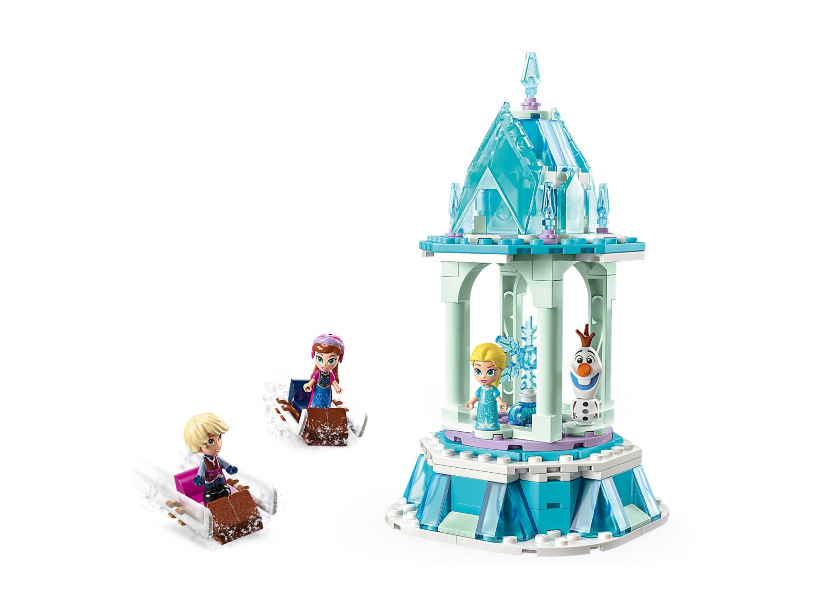 LEGO 43218 Disney Magiczna karuzela Anny i Elzy