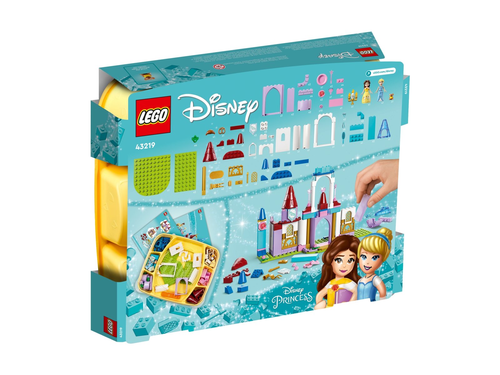 LEGO 43219 Disney Kreatywne zamki księżniczek Disneya